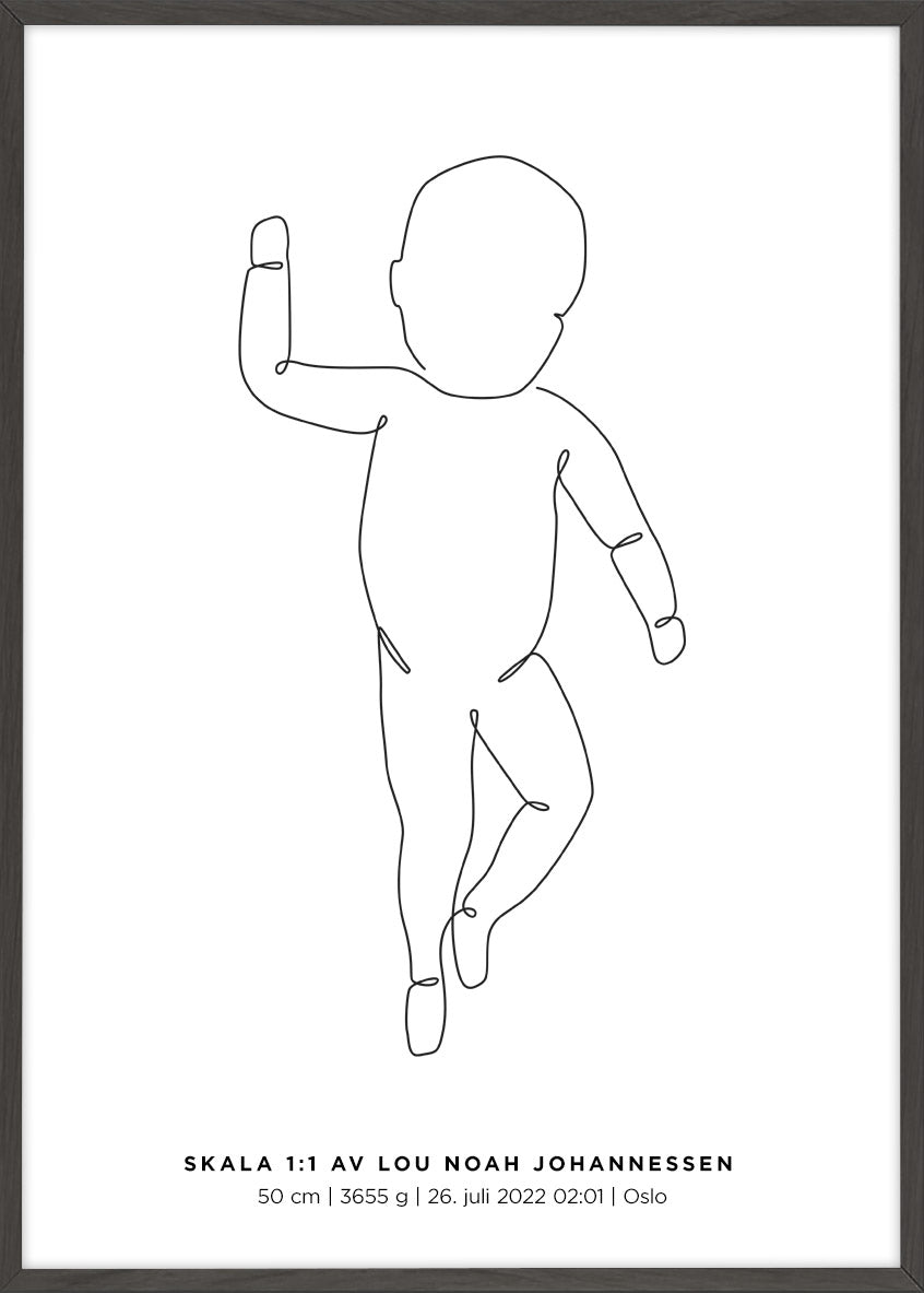 Fødselsplakat - Fødselsplakat