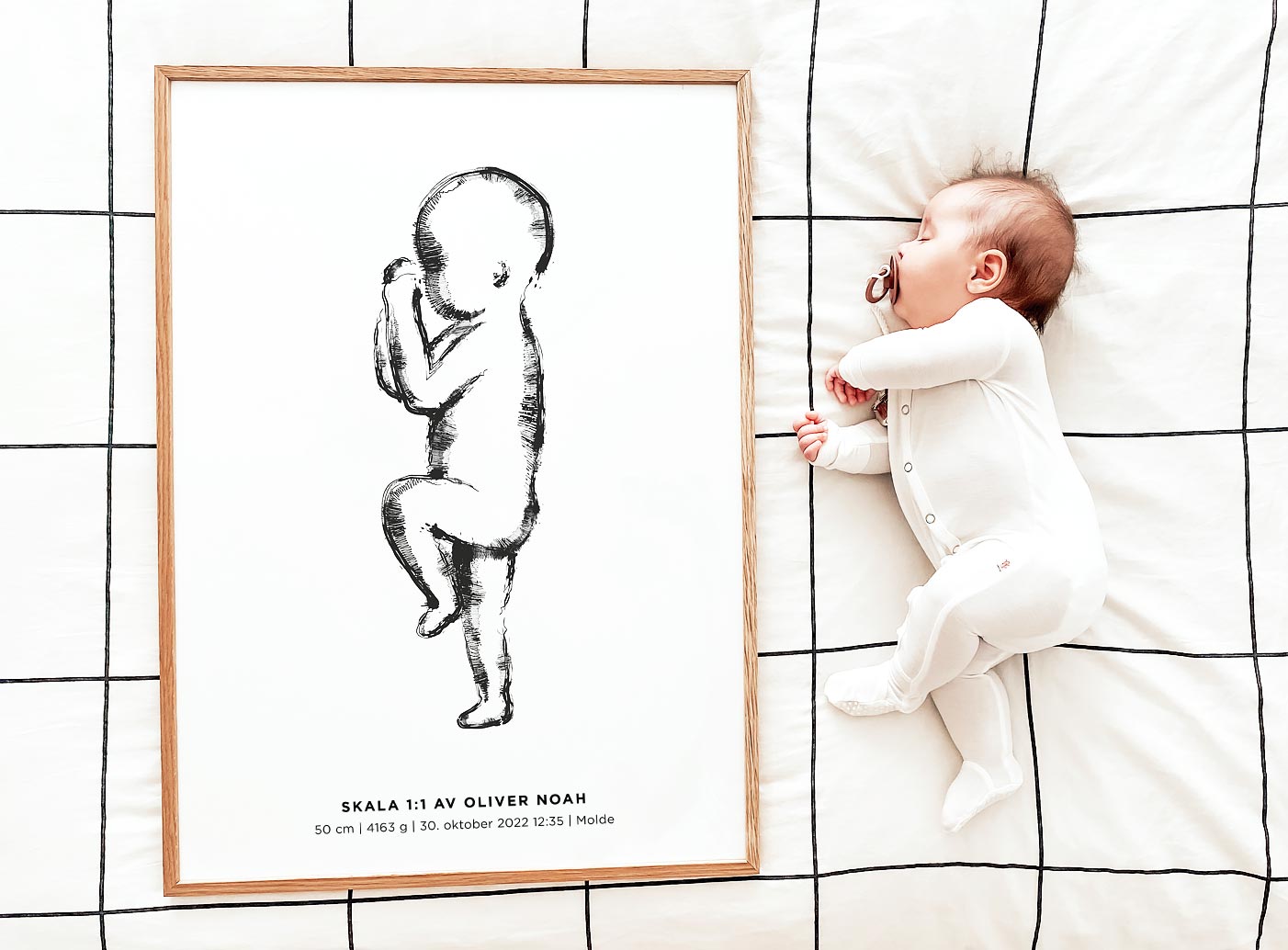 Newbornposter.com | Birth posters in 1:1 scale | Timeless