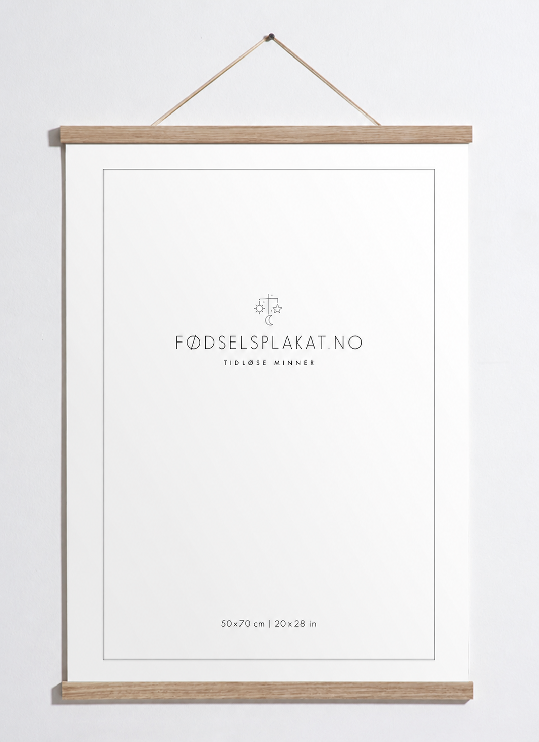 Poster hanger Oak